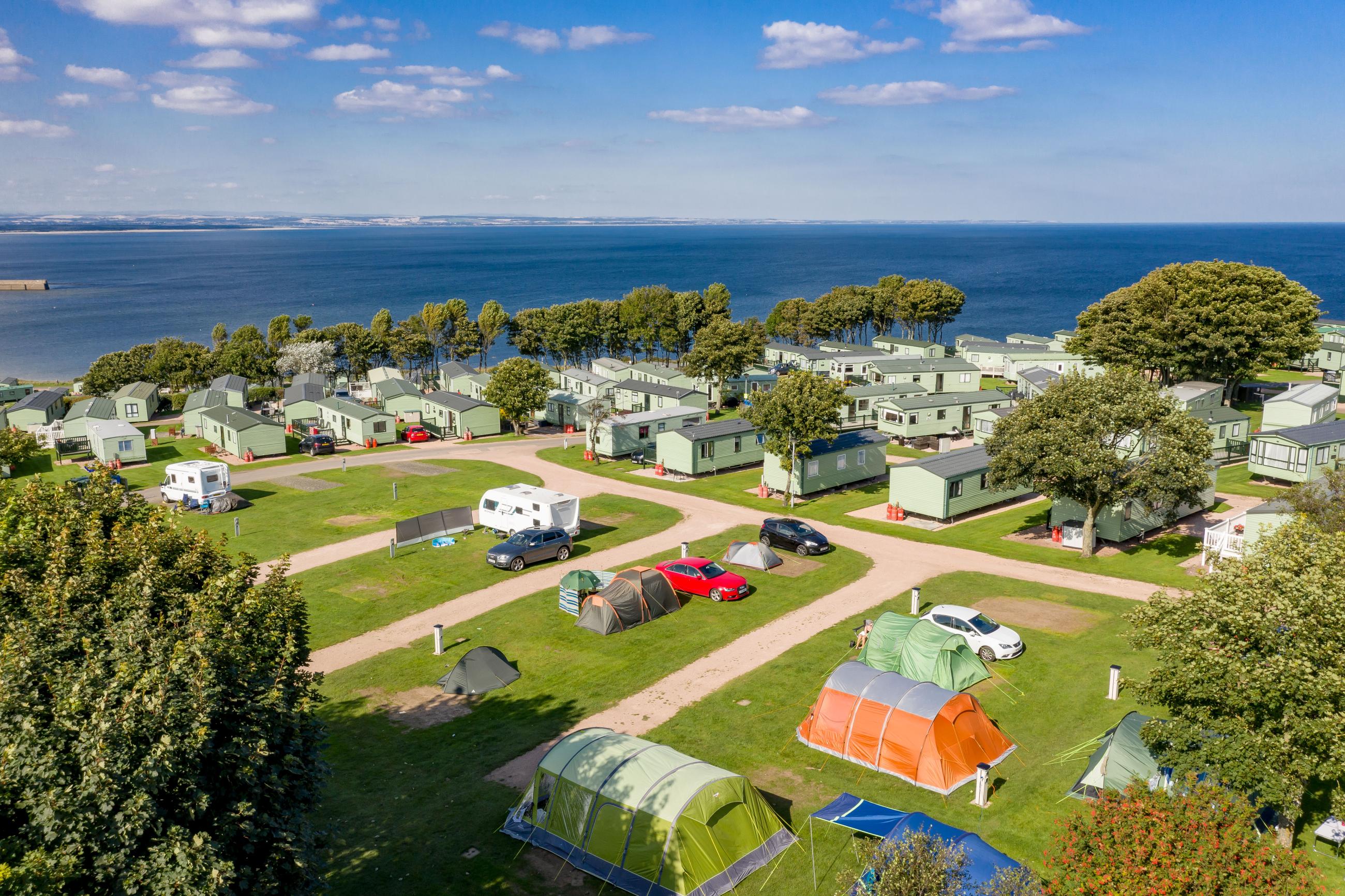 Touring pitches at St Andrews in Fife | Abbeyford Leisure